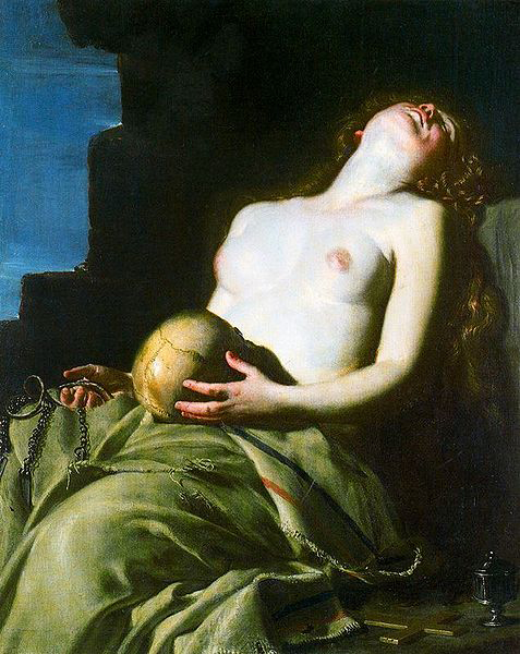 Guido Cagnacci Maddalena svenuta